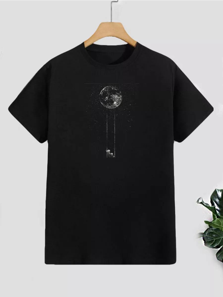T-shirt with Moon print L