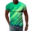 Summer Fashion Abstract Multidimensional Graphic T Shirts For Men Casual 3D Print Harajuku Personality Round Neck Short Sleeve