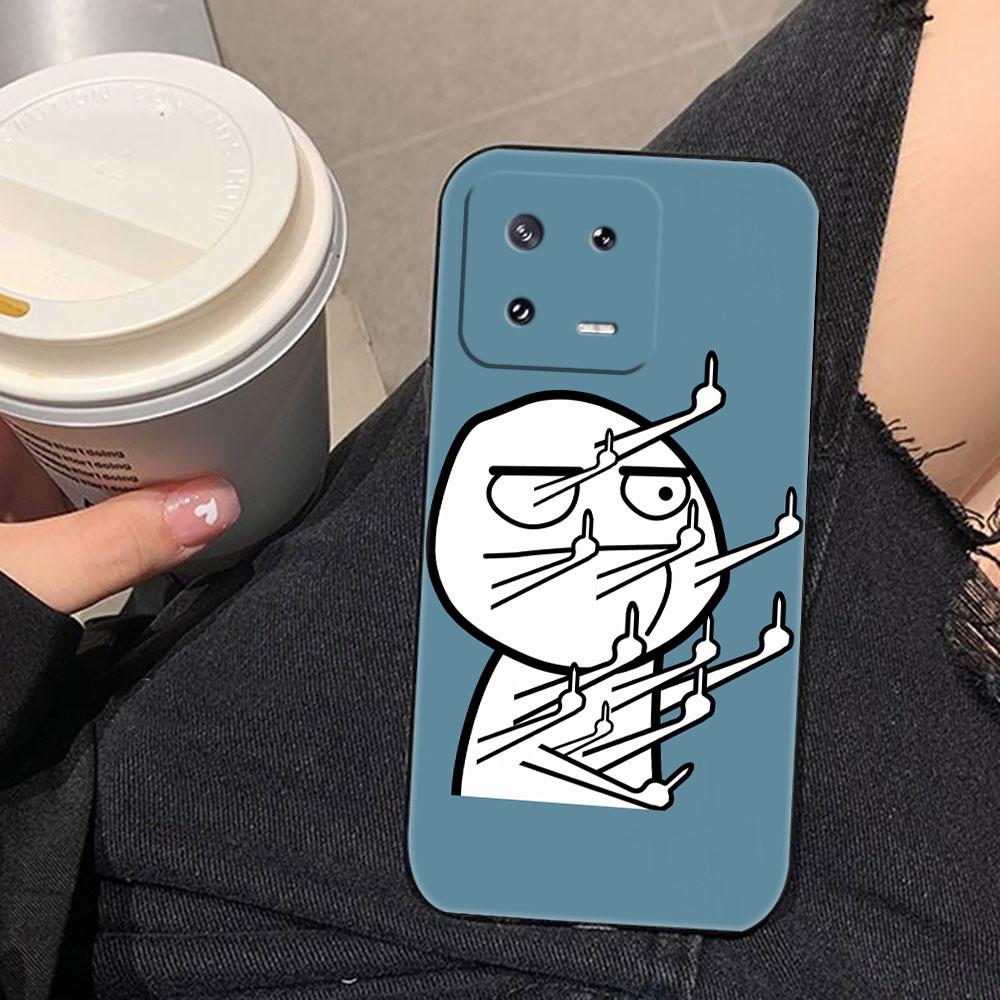 Cartoon Cute Funny Man Cover Phone Case For Xiaomi 15 15T 14 14T 13 12T 11 11T POCO F8 F7 F6 F5 X7 X5 M6 M7 PRO Ultra DIY Case