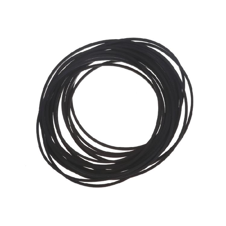 20Pieces 1mm Square Folded Rubber Belts 70-100mm New Assorted Common Belt