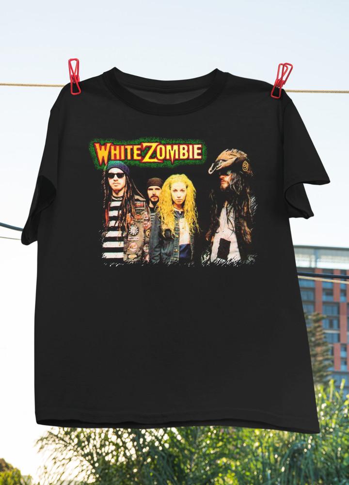 

Members Of White Zombie Band Heavy Cotton Black Full Size Unisex Shirt MM1518 Unisex T-Shirt L