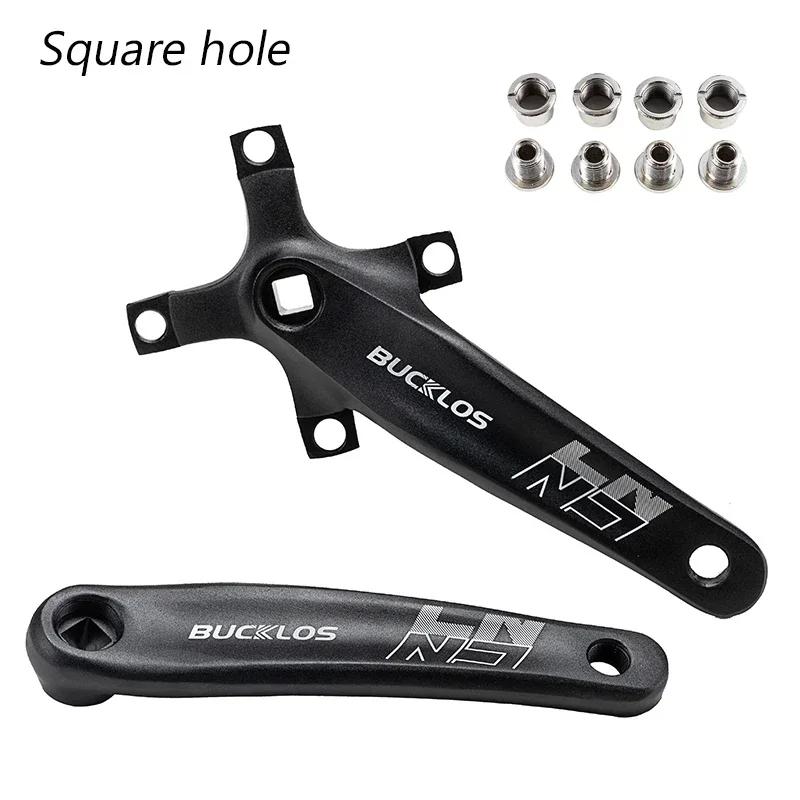 BUCKLOS 104BCD MTB Bike Crankset Aluminum Alloy 170mm Crank Narrow Wide Chainring 32/34/36/38/40/42T Bicycle Crankset Part