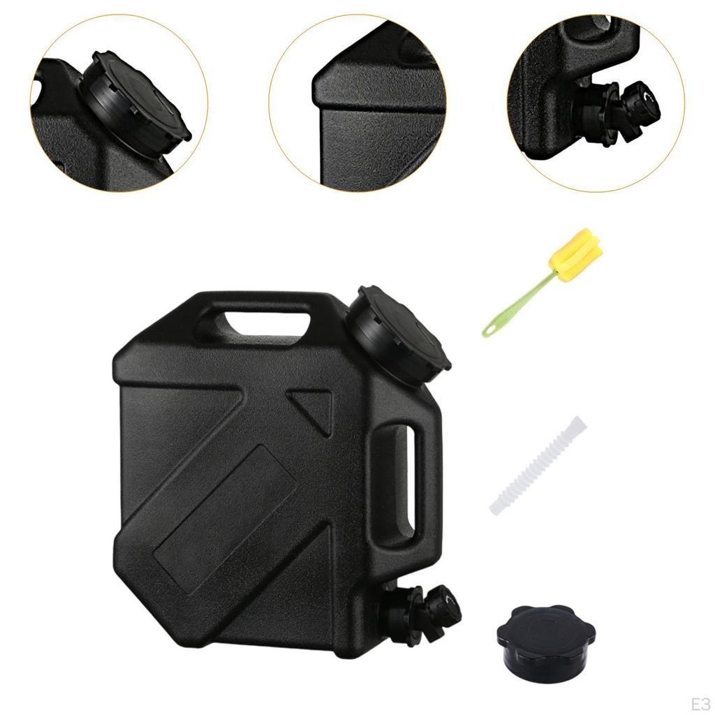 Recipient de apă de 10 L Găleată de exterior cu robinet de capacitate mare, fără scurgeri, ulcior