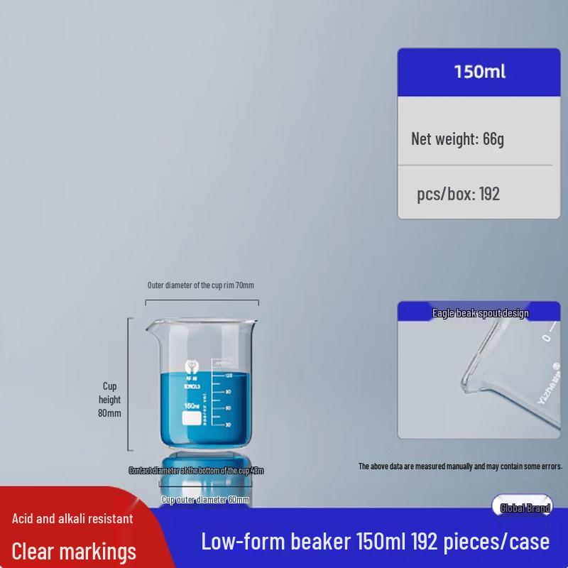Mubaisen Graduated Glass Beaker