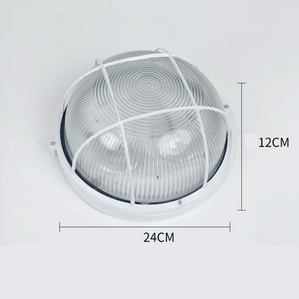 Waterproof Explosion-Proof Lamp Die-cast Aluminum Moisture Explosion-proof Ceiling Lamp IP65 Dustproof Frosted Glass