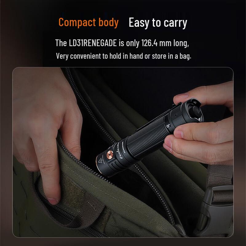 Fenix LD31 Rechargeable Tactical Flashlight