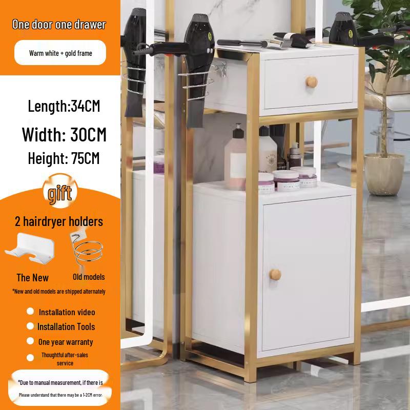 Salon Tool Cabinet with Universal Wheels: Perfect for Haircuts, Dyeing, and Perming