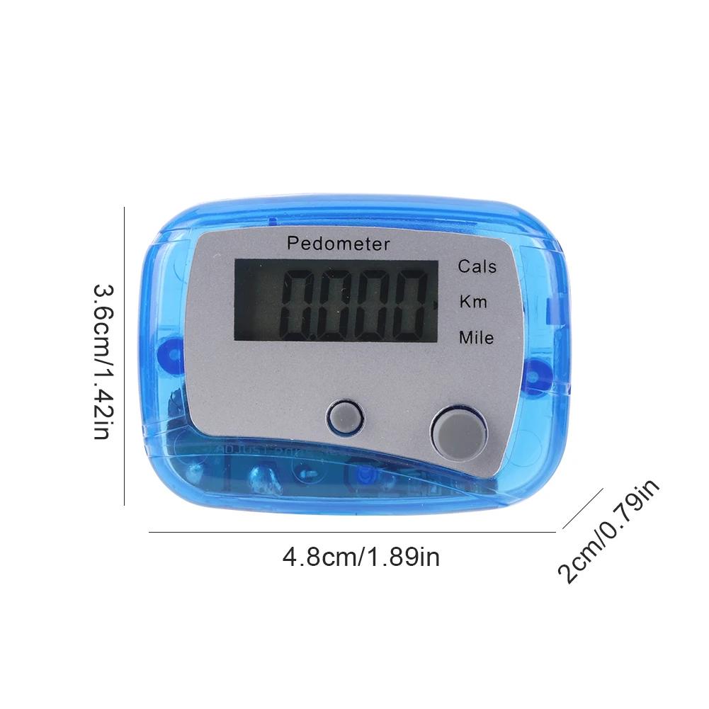 Portable Step Walking Exercise Digital Pedometers with Clip for Jogging Running Walking Lightweight Women Men Steps Watch
