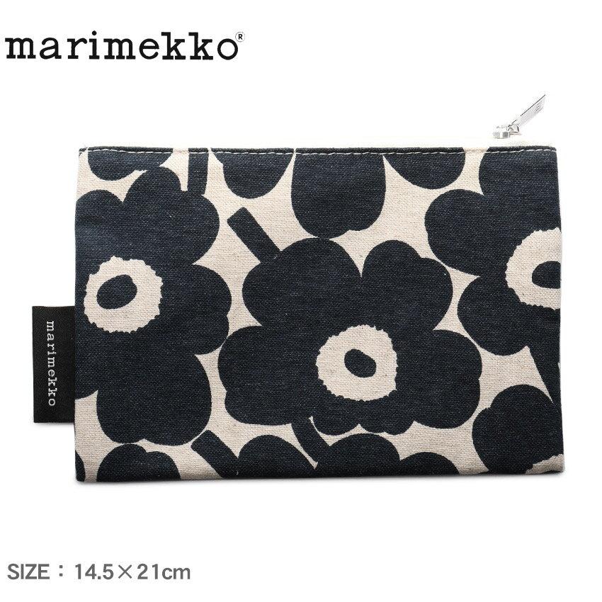 Marimekko Cosmetic Bag KAIKA Pouch 70529 Pen Case Zipper Makeup Small Item Holder Logo Floral Pattern Allover Miscellaneous Cute Brand Gift Nordic Day