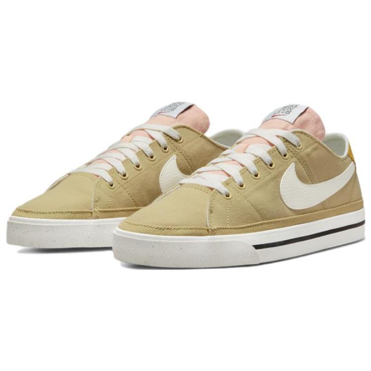 New Nike Court Legacy Canvas Next Nature 'Wheat Grass Sail 'Brown White' DV0516-700
