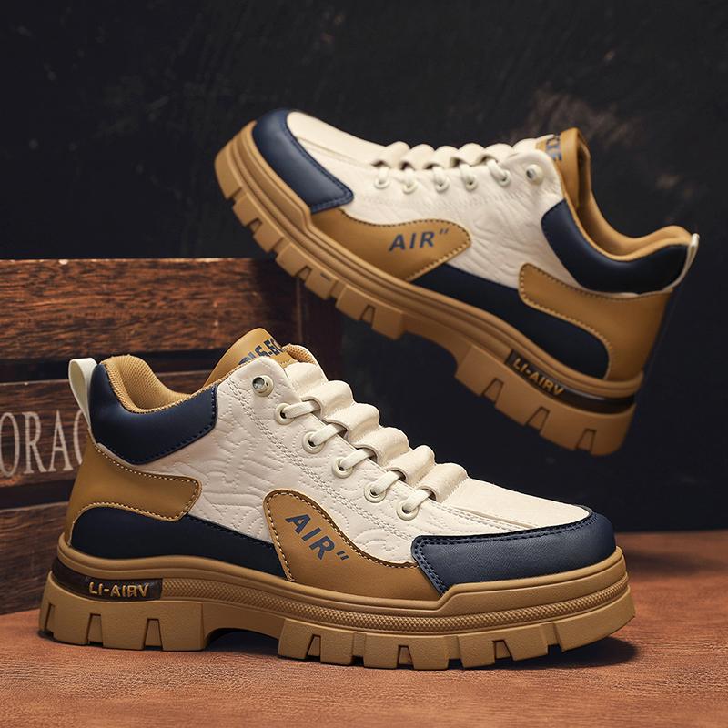 Men's High Top Shoes 2024 Summer Comfortable Breathable Designer Platform Shoes Men Fashion Casual Sneakers Outdoor Running Shoe