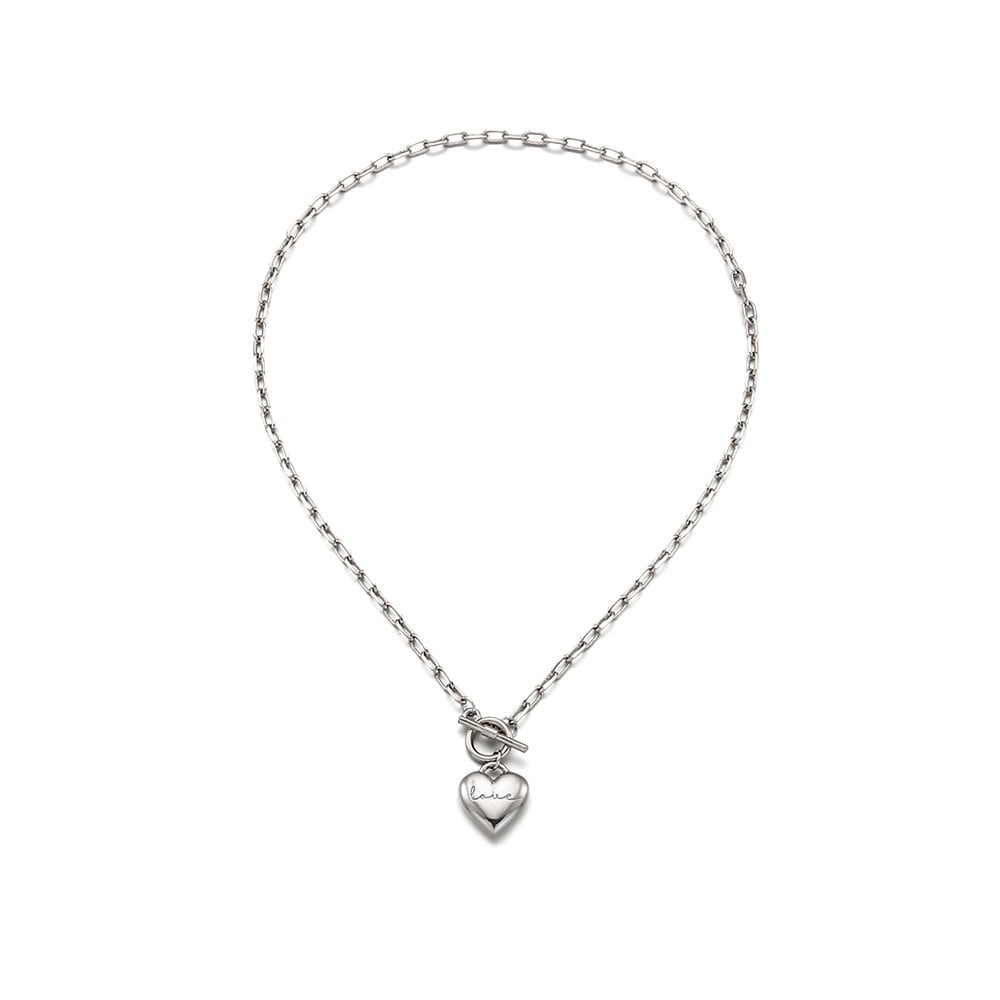 Love Lock Heart Necklace_Vh24Nnne101M