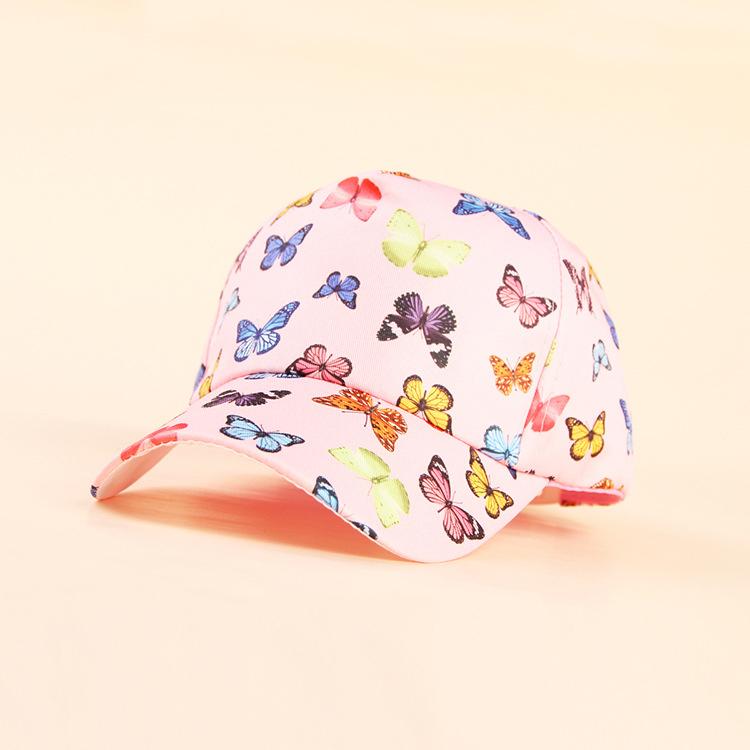 Fashion Cotton Cartoon Boy Girl Baseball Caps Children Printed Snapback Hat Kids Popular Hip Hop Hat Cap DropShipping