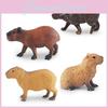 Entzückende statische Capybara-Figuren in vier verschiedenen Stilen für Sammler und als Geschenke