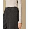 INMAN Women's Casual Elastic Waist Straight-Leg Trousers