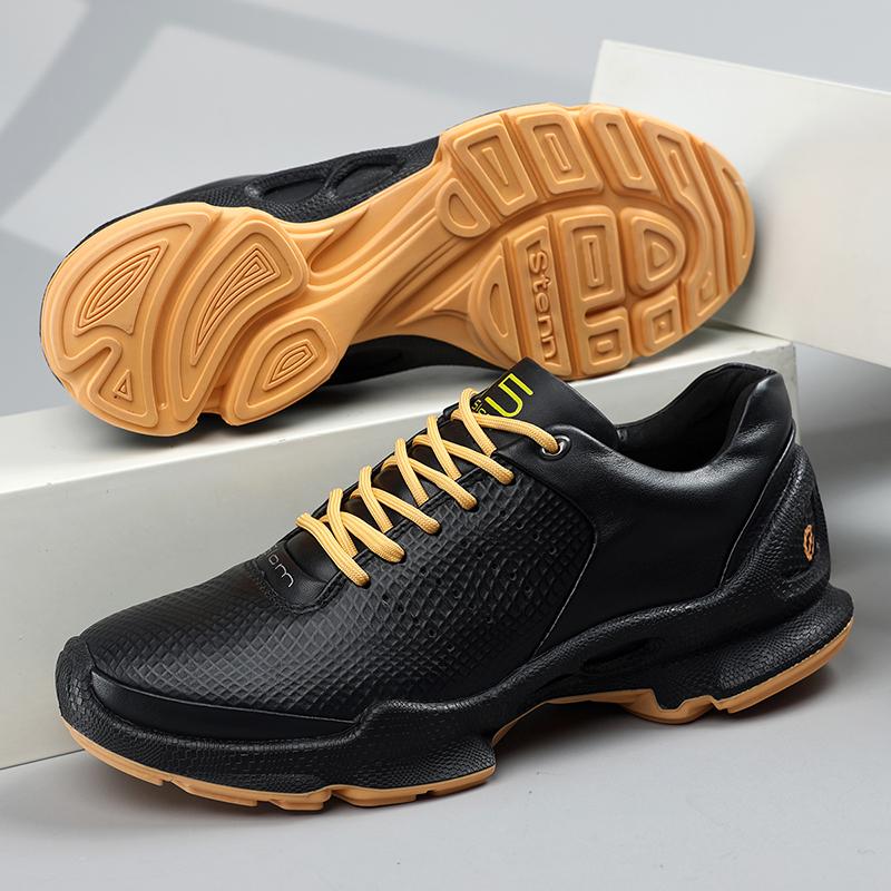 Fashion Retro Style Comfort Men's Sneakers Simple Versatile Leather Casual Footwear Outdoor Anti Slip Trainers New Male Treking Footwear