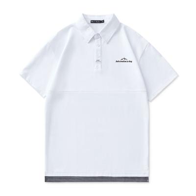 Men's Summer New Loose Short-sleeved POLO Shirt Men's Lapel Thin Short T-top