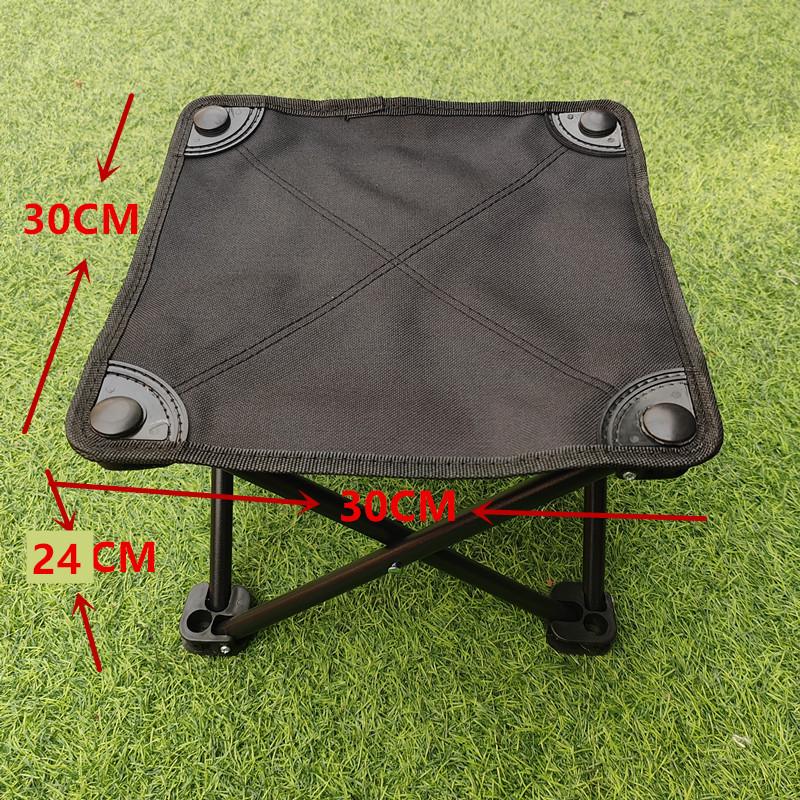 Portable Folding Stool for Outdoor and Travel - Ideal for Fishing, Leisure, and Household Use