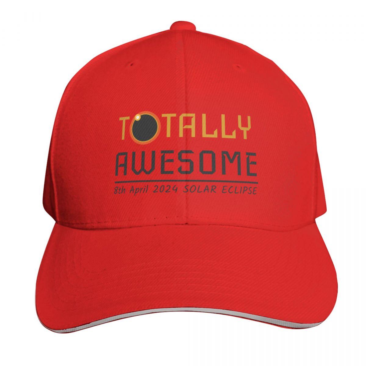 Solar Eclipse Totally Awesome Baseball Cap beach hat Dropshipping luxury caps hats on offer Unisexs Womens