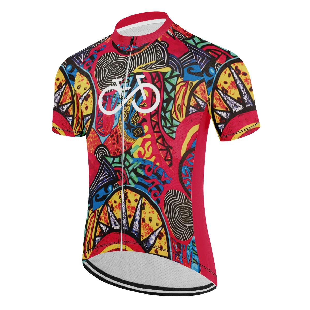 2026 Cycling Summer Men Funny Bicycle Shirt Cycle Short Sleeve MTB Jersey Road Bike Clothing Cycling Jersey S