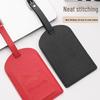 Durable PU Luggage Tag for Travel - Anti-Lost Name Tag for Suitcases and Trolleys