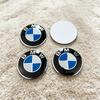 For BMW M 4pcs 56MM 60MM 65MM Car Hub Cap Badge Center Hat Sticker For BMW M Logo E46 E36 E34 F10 E90 F30 E60 F30 E53 E30 E92 E87  X1 F31