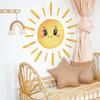 Cute sun wall stylish DIY room wall and room rental wall paper stickers, wallpaper, removable, decor, kids' art, boy's girl's wallpaper,