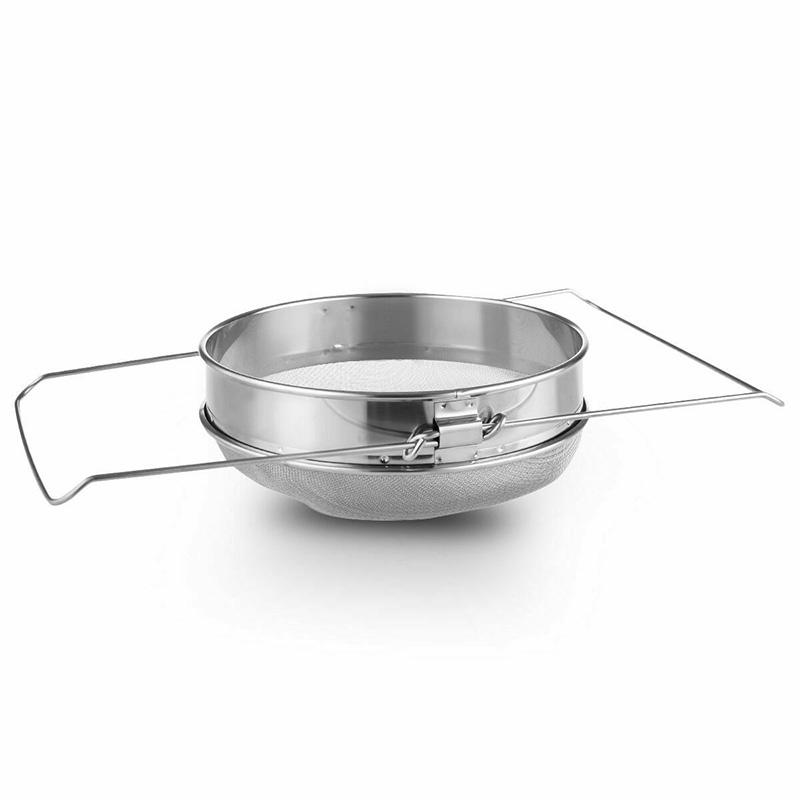 Honigsieb Doppelsieb Edelstahl Imkerei Bienenzucht Honigfilter Werkzeuge