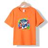 XH08 MINISO 2026 Summer New Printed Cotton Round Neck T-shirt for Children Aged 1-16, Boys and Girls