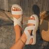 Women's Sandals Roman Style Platform Grass Bottom Sandals Large Size Hot Sale Beach Sandals