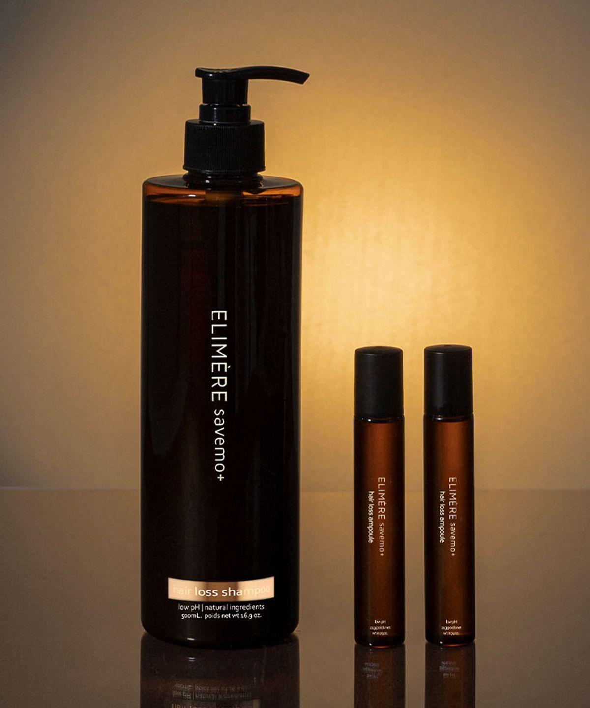 Savemo Black Bean Brewer s Yeast Hair Loss Relief Set (1 Shampoo + 2 Ampoules)