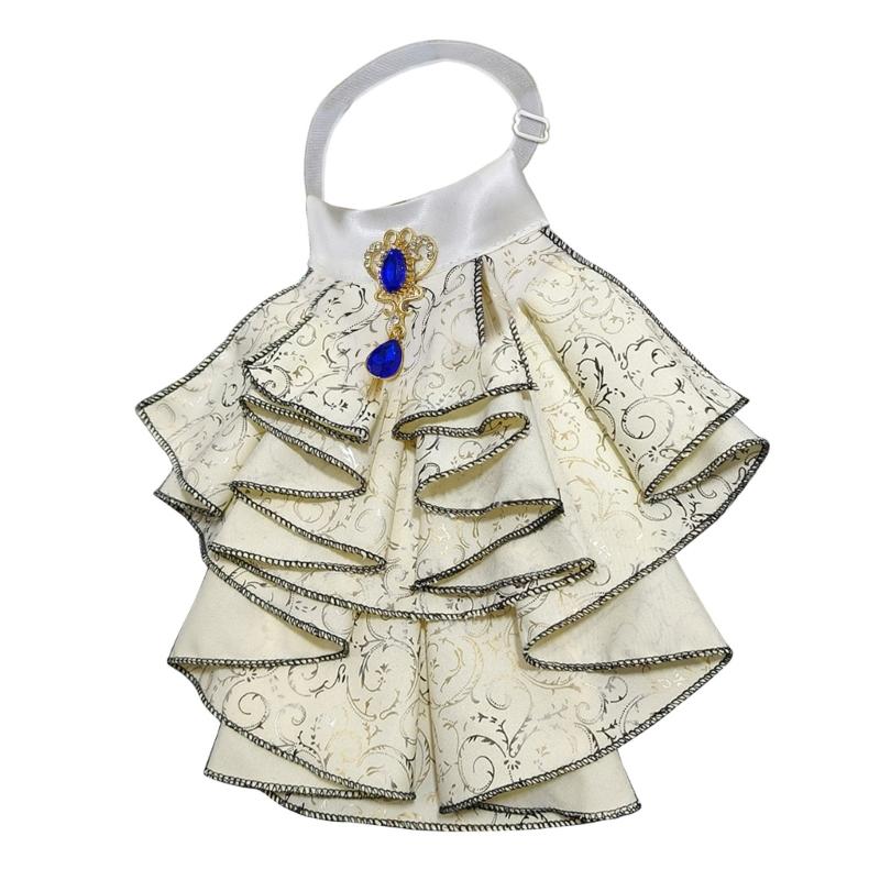 

Ruffled Faux Collar Detachable Collar Neck Accessory for Various Neck Sizes and Occasion Dressingup Women Neckpiece 1