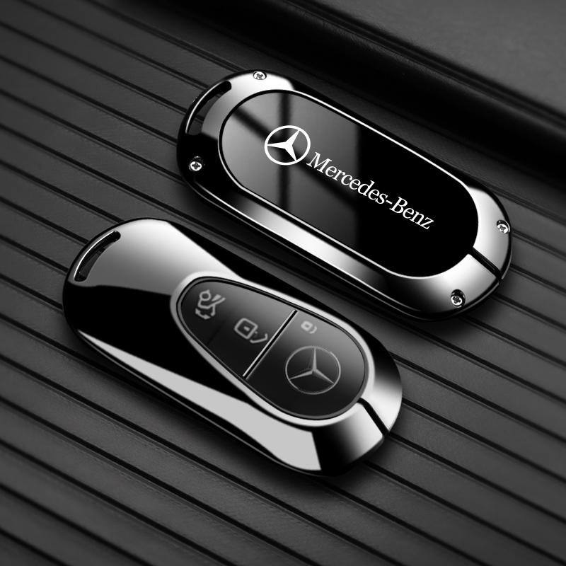 2025 Pegatina Caliente para Coche Funda Portallaves para Coche Cubierta Soporte Carcasa Bolsa Para Mercedes Benz Clase C E S GLC W206 W223 W214 E300 C260 C300 S450 S5