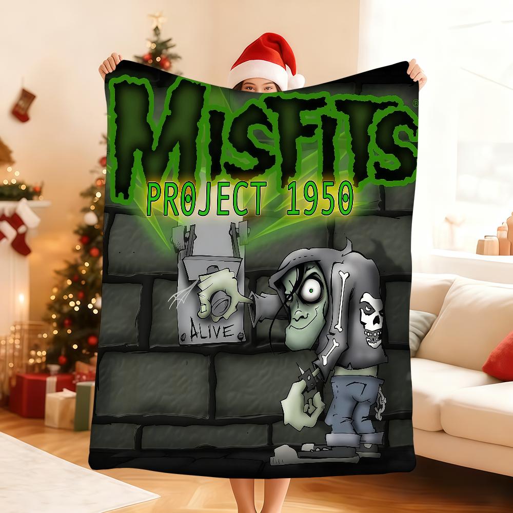Rock Band MMisfitSS Blanket Soft Throw Blanket for Home Bedroom Bed Sofa Picnic Travel Office Rest Cover Blanket Gift