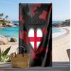 Toalla de Playa Estampada de Fútbol de Inglaterra Secado Rápido Súper Absorbente Suave Toalla de Baño para Nadar Playa Viaje Ventilador Recuerdo Regalo