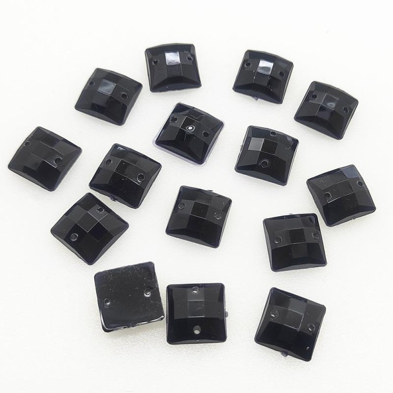 Ručně šité samolepky na taneční oblečení s kamínky, nepravidelné/kulaté tvary kapky vody, smíšené styly pro černé bazénové soutěže