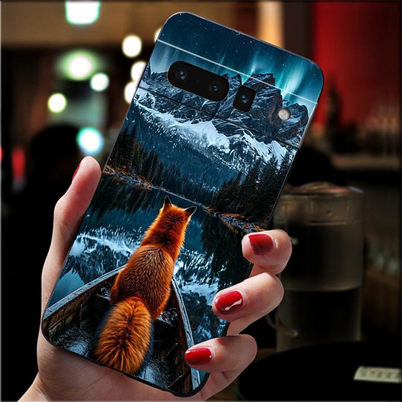 Phone Case For Google Pixel 10 9 Pro XL 9A 8 7 6 Pro Pixel 8A 7A 6A Pixel 8 7 6 5 Cute Fox