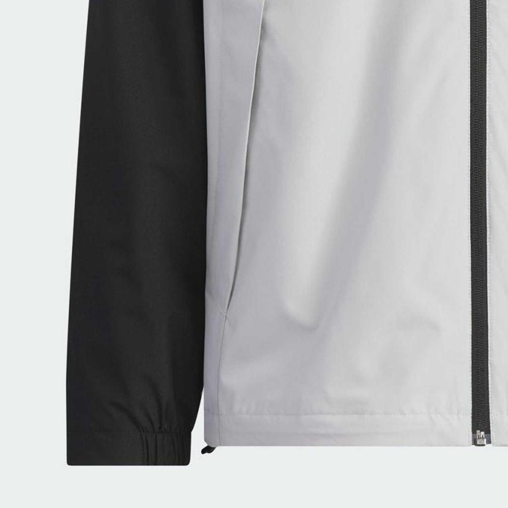 adidas Sports Lifestyle Series Hooded Warm Fashion Versatile Jacket Unisex Jacket Black White KB1753