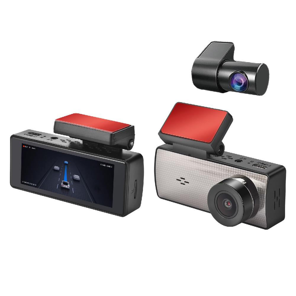 

3,16-дюймовый автомобильный видеорегистратор с Wi-Fi ADAS, 2 камеры, 2K, автоматическое ночное видение, передняя и задняя камера, широкоугольный объектив Ultra Record none
