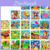 Kindergarten Wooden Puzzle Cards Animal And Transportation Themes Educational Toy For Kids