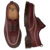 Dr. Martens Amp Vintage Round Toe Thick Sole Lace-Up Casual Leather Shoes Unisex Shoes Deep-Red 42091600