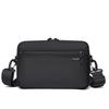 Oxford Crossbody Bag with Zipper Closure Adjustable Strap Minimalist Shoulder Purse for Men Daily Use
