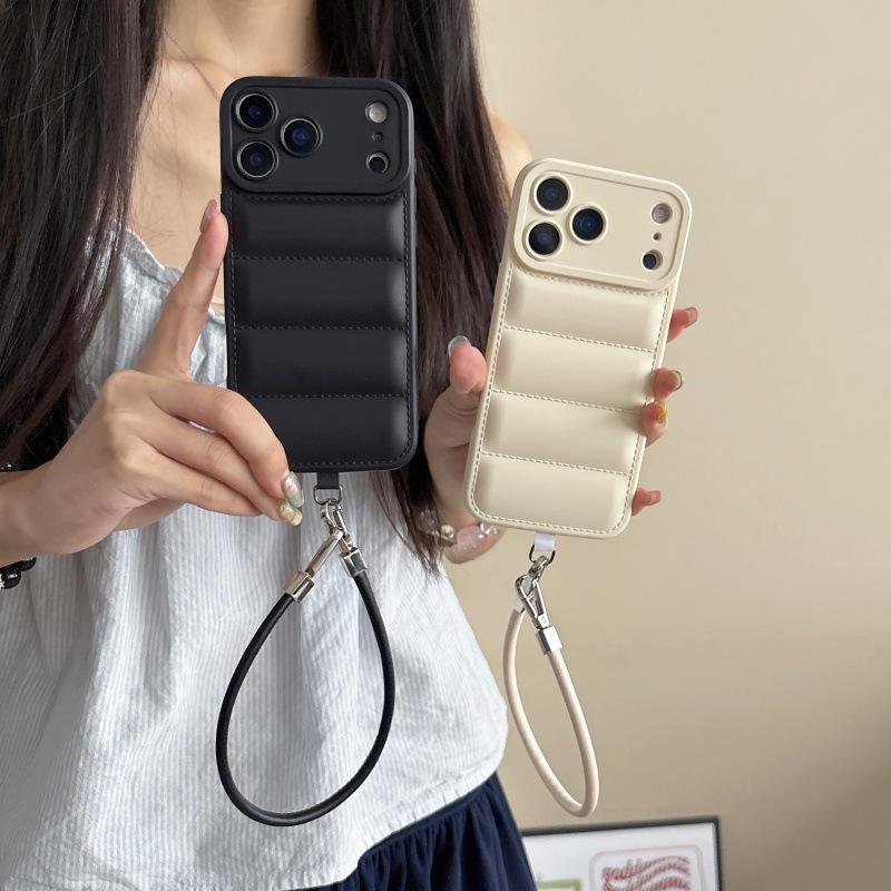 Autumn and winter wave three-dimensional down jacket iPhone11Promax mobile phone case Korean Apple 11P protective case