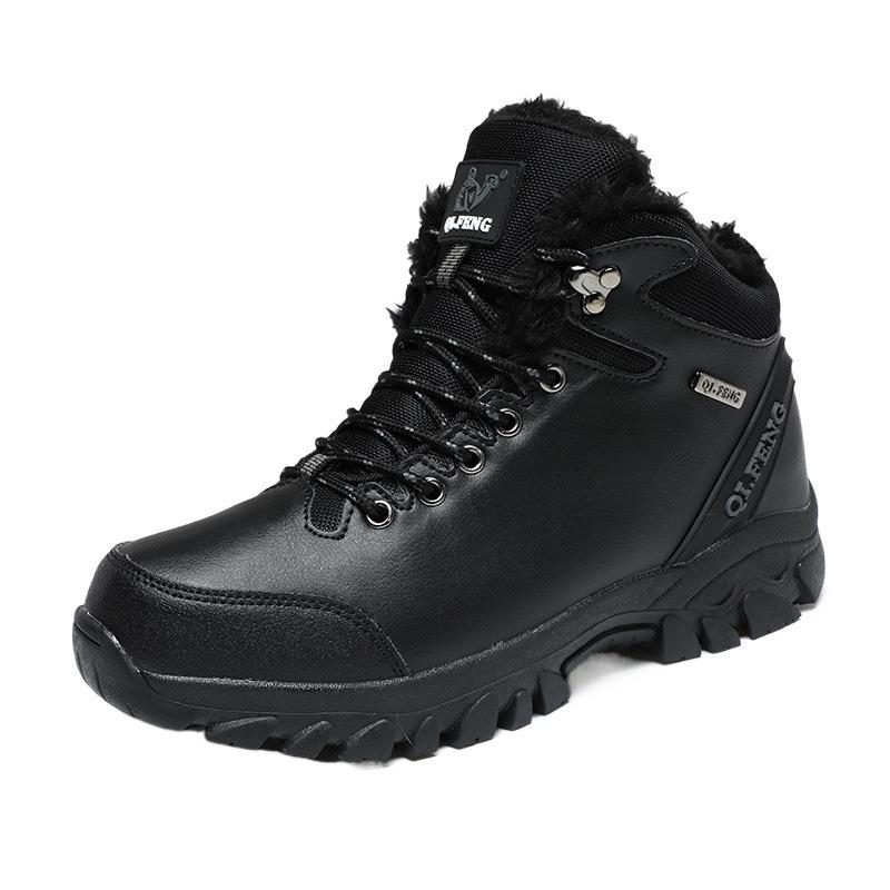 Distribution Plus Size Couple High Top Outdoor Hiking Shoes Casual Warm Sports Travel Shoes