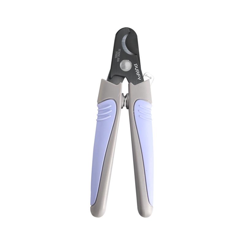 Safe Portable ABS Stainless Steel Nail Clipper & Trimmer for Dogs and Cats