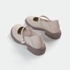 French Mary Jane small leather shoes women's summer new pearl small fragrant soft leather 313233 small size inner height increase single shoes