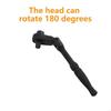 Adjustable Head Ratcheting Wrench Socket Bit High Strength Steel Portable Design