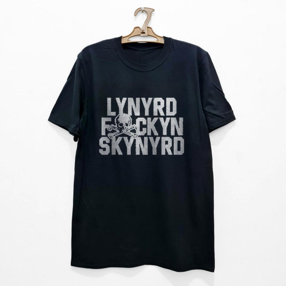 Редкая футболка группы Southern Rock Lynyrd Skynyrd, Унисекс Черная футболка, Размер S-5XL Унисекс Футболка XXXL
