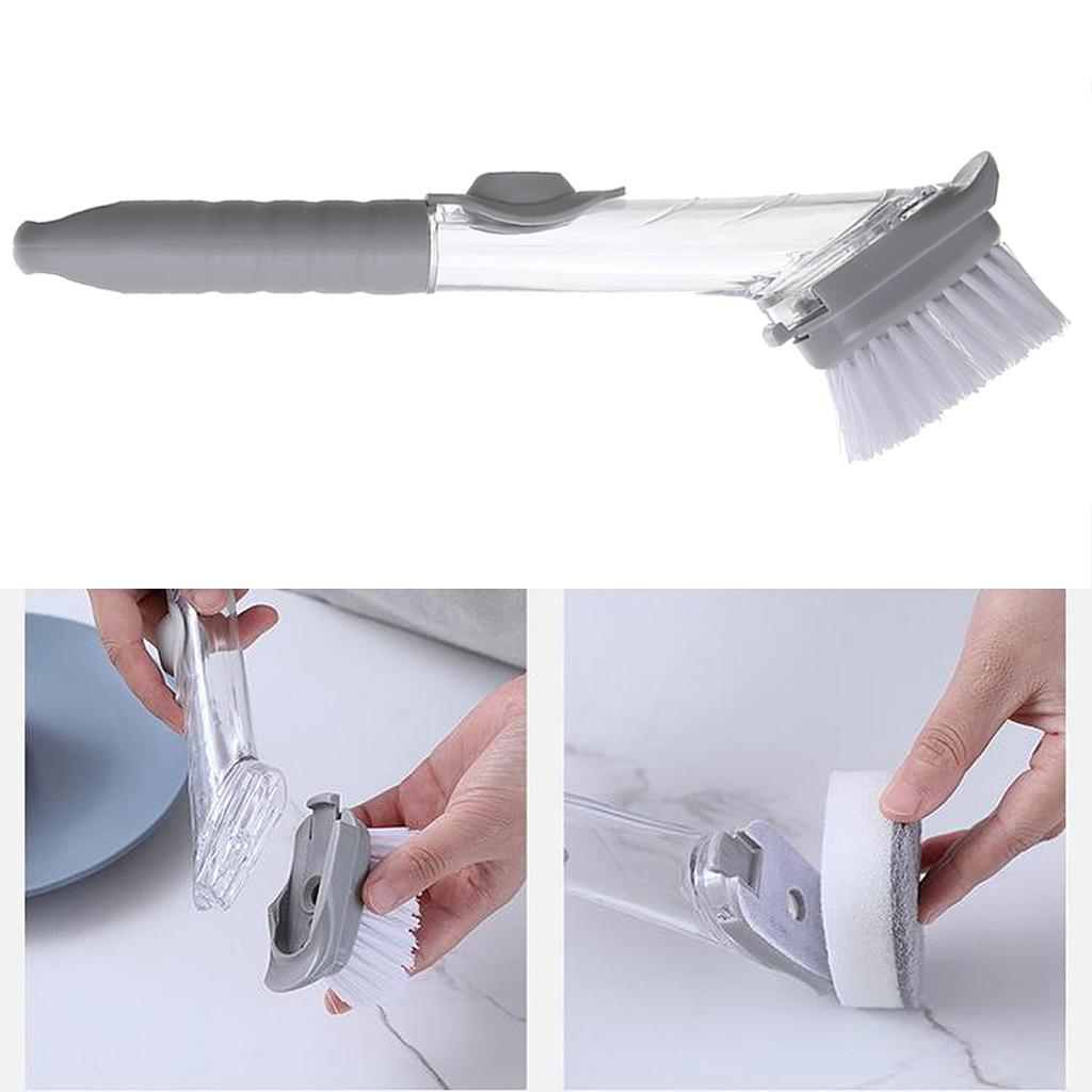 Long Pot Brush Dish Washing Cleaning Pan