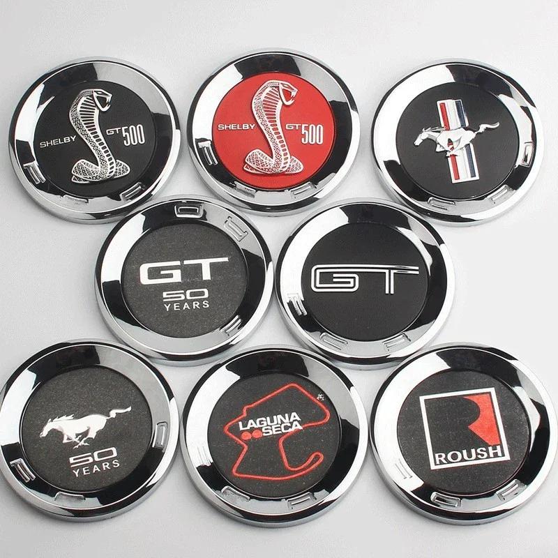 Car Sticker 3D Car Styling Rear Trunk Emblem Badge for Ford Shelby GT Logo 500 Roush Laguna Seca Auto Exterior Tail Decal Sticke